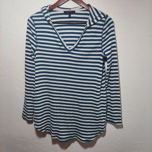 Olivia Sky Striped Hoodie